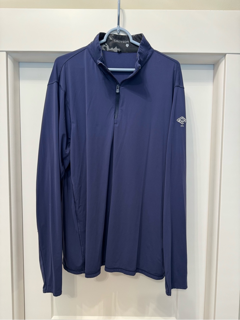Men’s Greyson QuarterZip - XXL - Navy - MGC Golf Logo